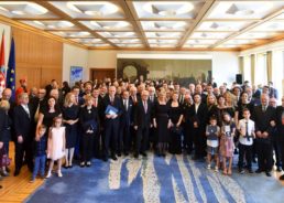 Croatian President Awards Statehood Day Honours