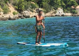 Former Portuguese Football Star Luis Figo Enjoying Croatia
