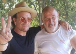 U2 Frontman Bono Holidaying on the Croatian Coast