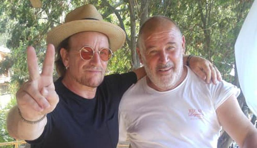 Bono from U2 back in Croatia on holiday