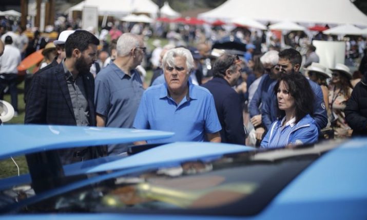 PHOTOS: Jay Leno Checks Out the Rimac C_Two Electric Supercar in California