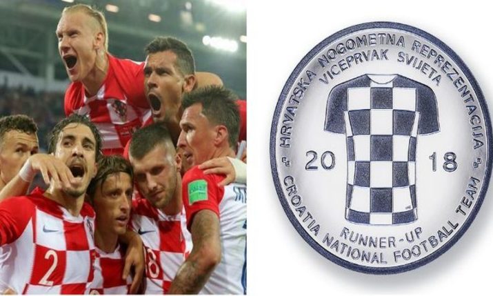 Croatian Monetary Institute Release Special Medal in Honour of World Cup Success