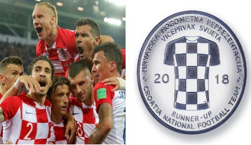 Croatian Monetary Institute Release Special Medal in Honour of World Cup Success