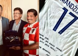 World Cup Photographer Yuri Cortez Presented with Gifts in Opatija