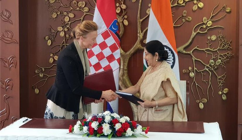 Croatian FM visits India