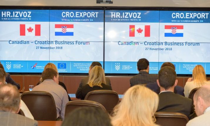 Croatian exports to Canada up by almost 150%