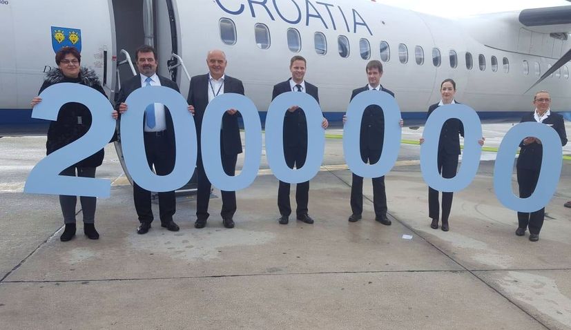 Croatia Airlines welcomes 2 millionth passenger in 2018 in record time
