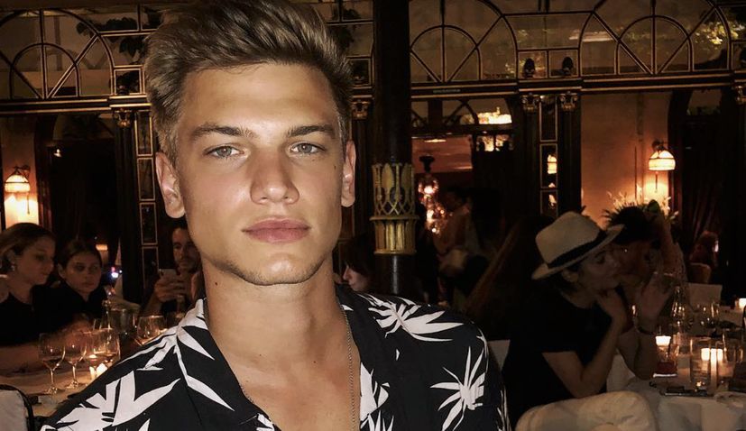 Young Croatian male model building big international career