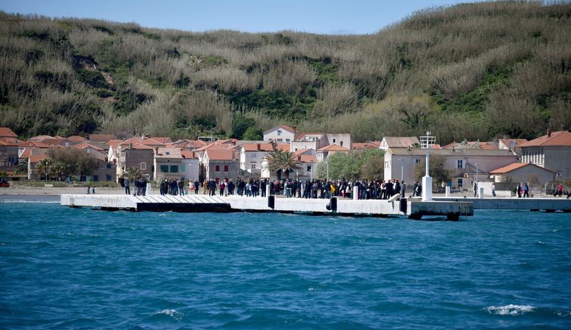 New seafront on island of Susak opens