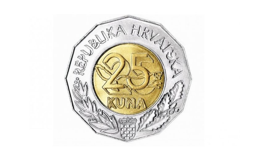 Special coin to be issued to mark 25th anniversary of the  kuna as currency in Croatia