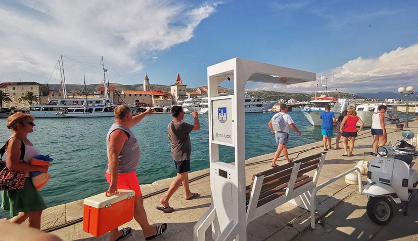 First Monna cycling point in the world installed in Trogir