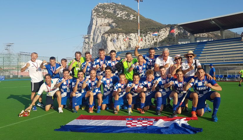 Croatian hockey team wins Gold in Gibraltar at European Champs