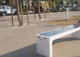 Croatian smart benches installed on French Riviera in Cannes