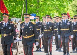 Oldest chartered military organization on historic visit to Croatia