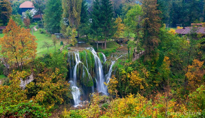 WATCH: Autumn beauty of Rastoke waterfalls 