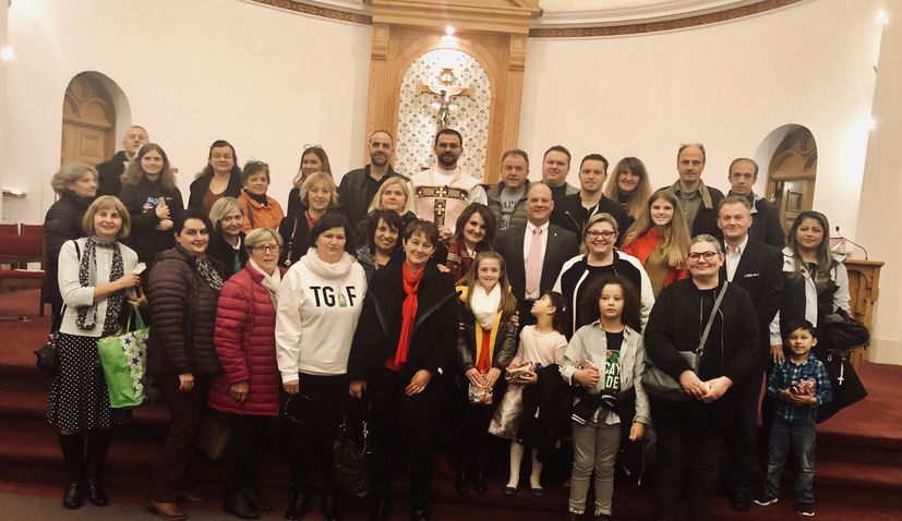 Christmas Holy Mass in Croatian tradition in Boston 