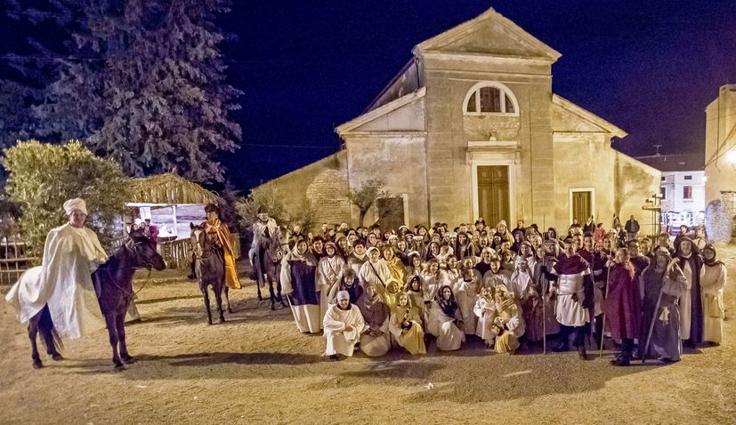 Largest live nativity scene recreation in Croatia takes place in Sveti Lovrec