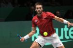 <strong>Croatia beats Spain for first time to reach semifinals of Davis Cup</strong>