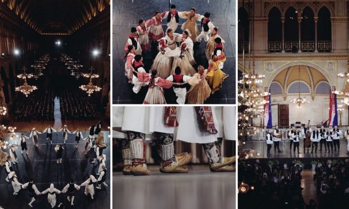 PHOTOS: Croatian folklore ensemble “LADO” perform at famous Vienna City Hall