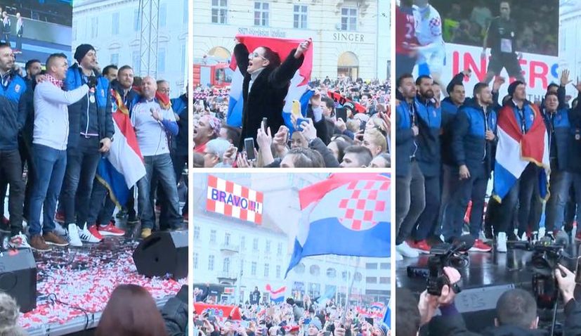 VIDEO: Thousands welcome Croatian handball team home in Zagreb
