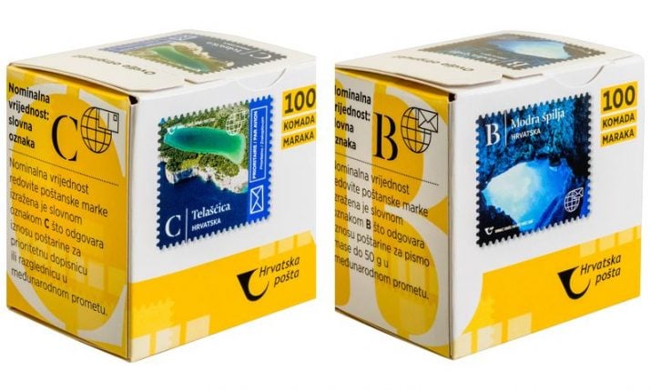 ‘Natural beauties of Croatia’ the first self-adhesive postage stamp rolls issued