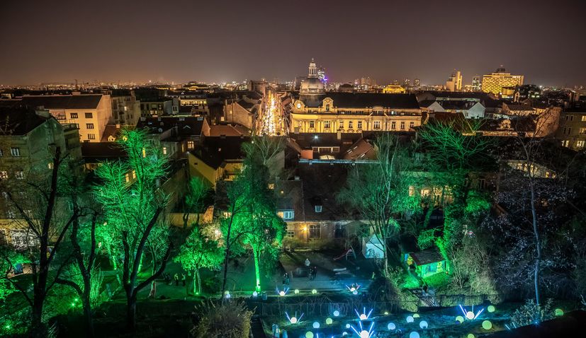 Festival of Lights in Zagreb in March