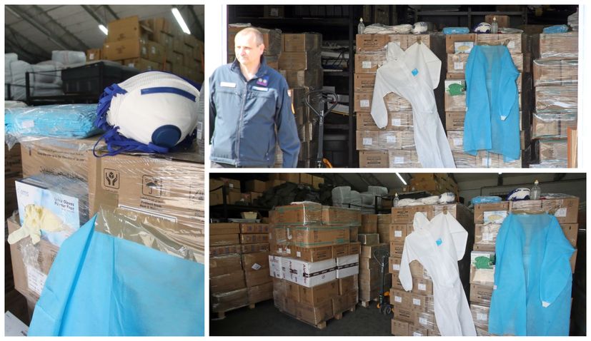 PHOTOS: Tonnes of protective equipment donated to Croatia arrives
