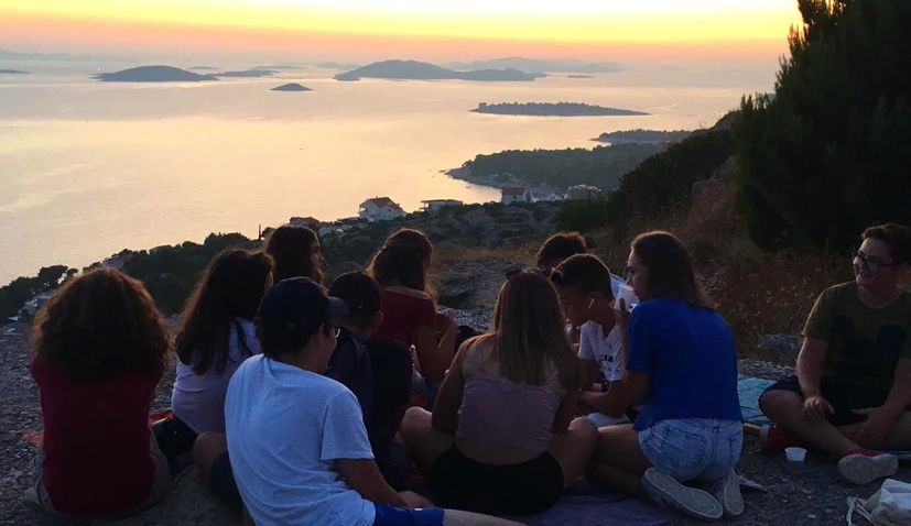 English writing and adventure camp for teens on Croatian island this summer