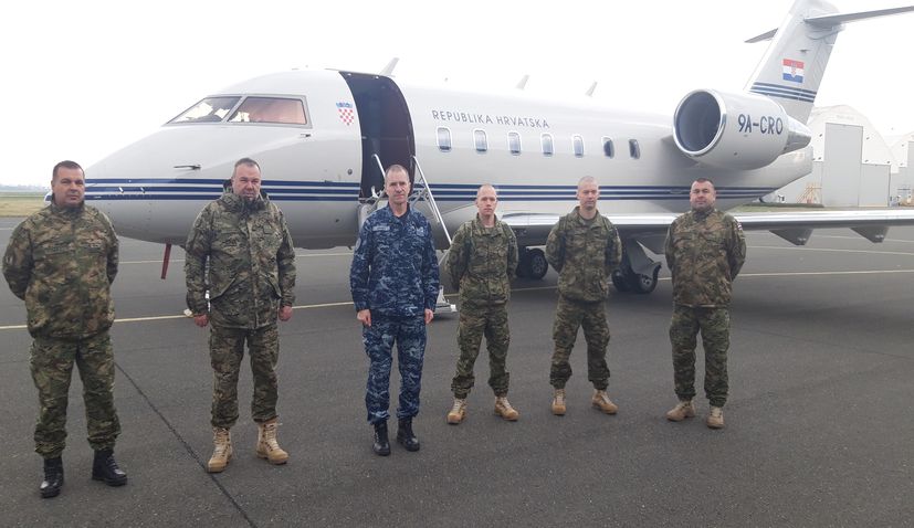 Medical team flown from Zagreb to Lithuania to help Croatian troops