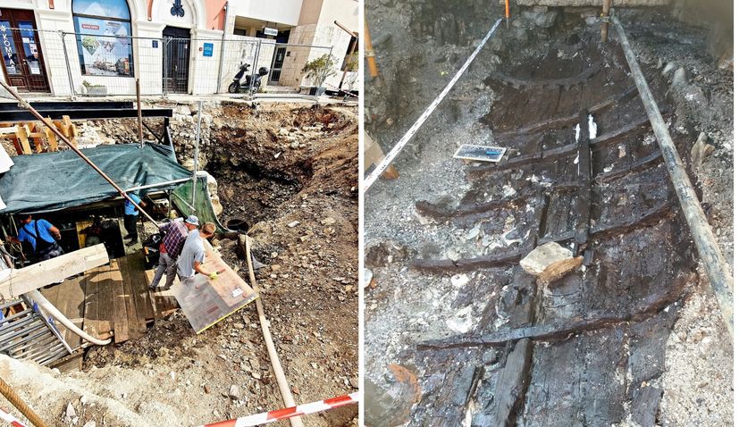 VIDEO: 2,000-year-old Roman sewn boat discovered under Poreč waterfront