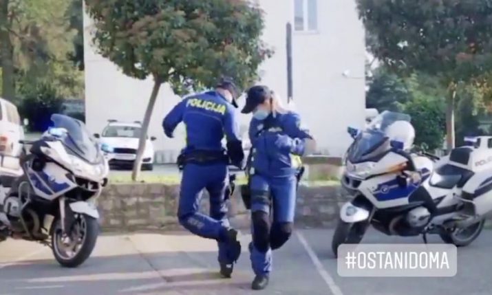 VIDEO: Croatian police dance a hit on social media