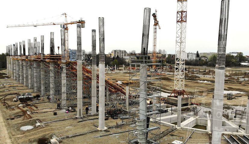 VIDEO: New stadium in Osijek taking shape as construction continues