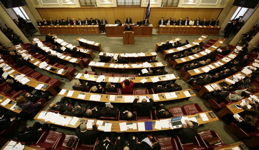 Croatian parliament budget