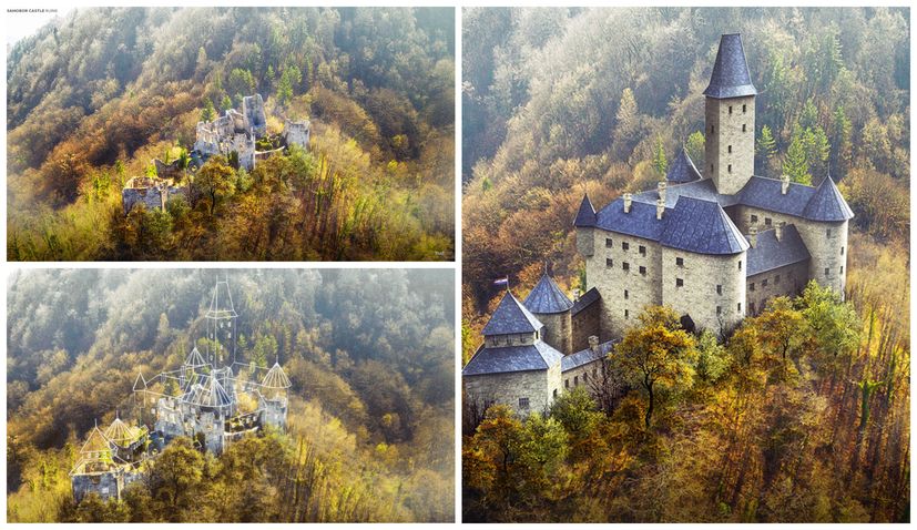 Digital wizardry restores Samobor Castle in Croatia to its former glory