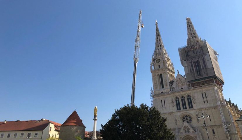 Part of north spire on Zagreb Cathedral to be knocked down