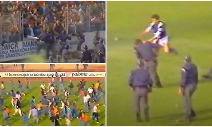 32nd anniversary of the famous Maksimir stadium riot today
