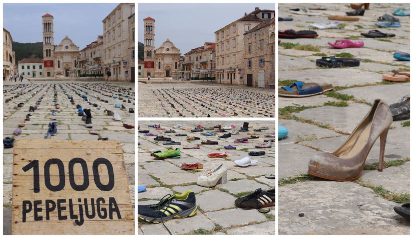 VIDEO: 1000 Pepeljuga – A thousand shoes collected on the beaches of Hvar