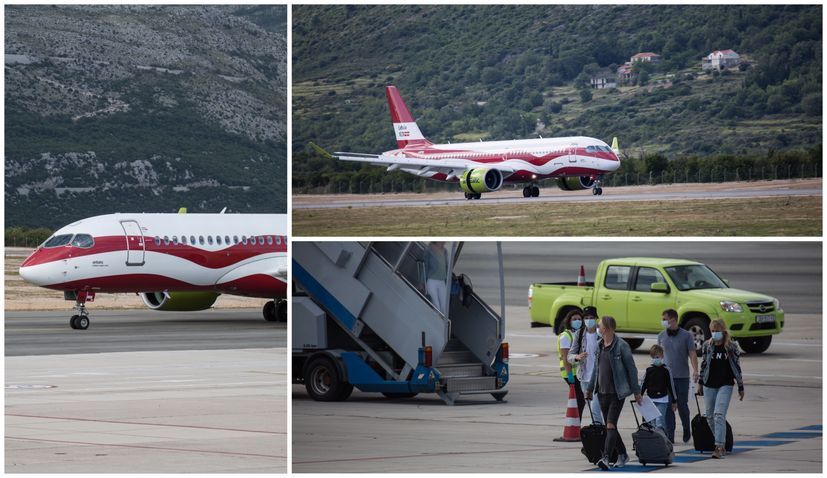 PHOTOS: First post-corona international flight lands in Dubrovnik 