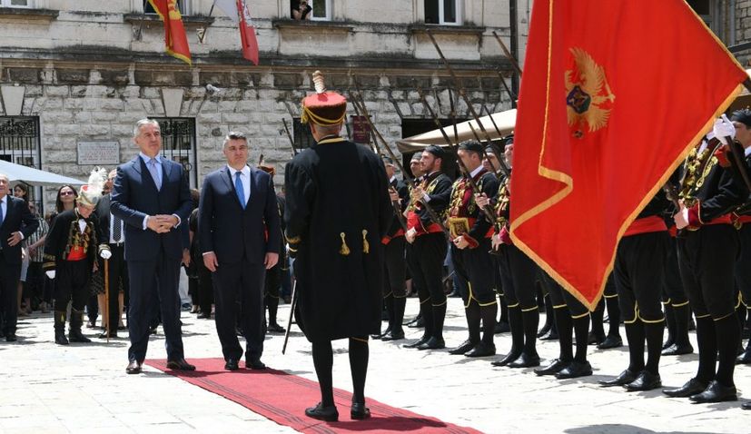 Croatian president meets with Montenegrin PM