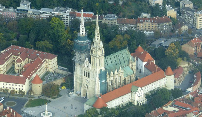 Zagreb Cathedral exhibition set up in the city’s library