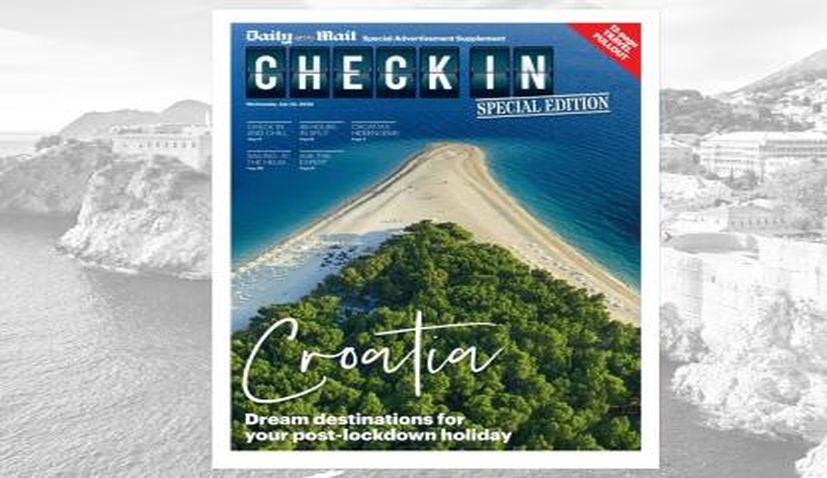 Daily Mail travel section focuses on Croatia as ‘dream destination’