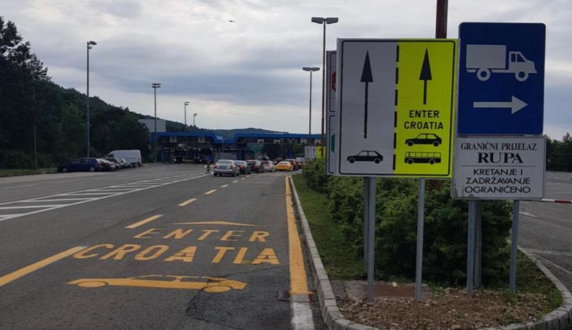 Special Enter Croatia lanes introduced at state borders 