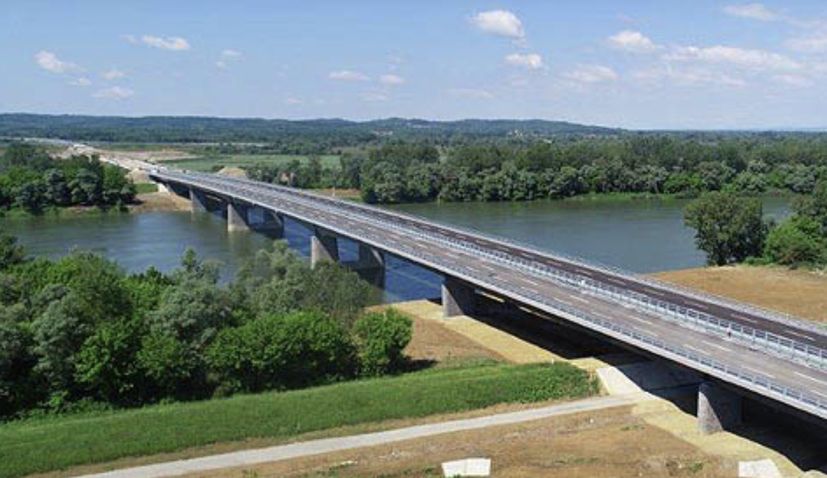 Svilaj bridge across the Sava River at the border between Croatia and Bosnia and Herzegovina has opened