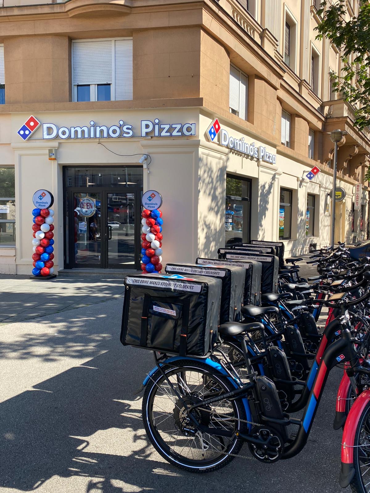 domino's pizza delivery bike