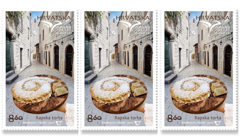 Rapska torta: Traditional cake from island of Rab honoured with its own postage stamp 