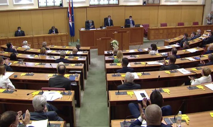 New Croatian government voted in