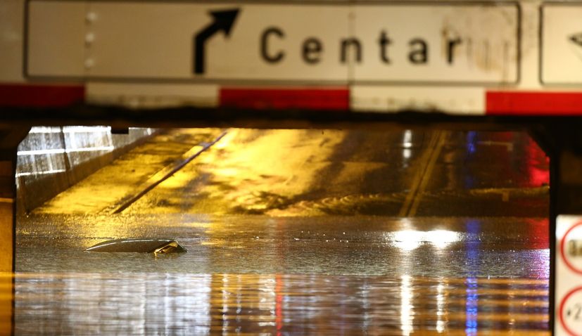 VIDEO: Big floods in Zagreb as storm hits