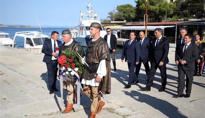Remembering victims of totalitarian regimes held on Goli Otok