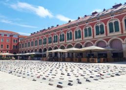 VIDEO: 1,000 shoes collected on the beaches of Hvar being exhibited in Split