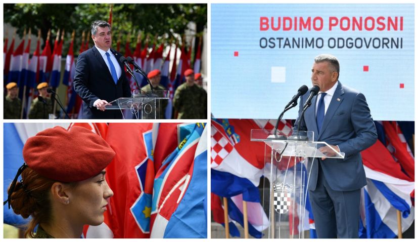 Ante Gotovina and President Milanovic address Knin ceremony on 25th anniversary of Croatia’s liberation